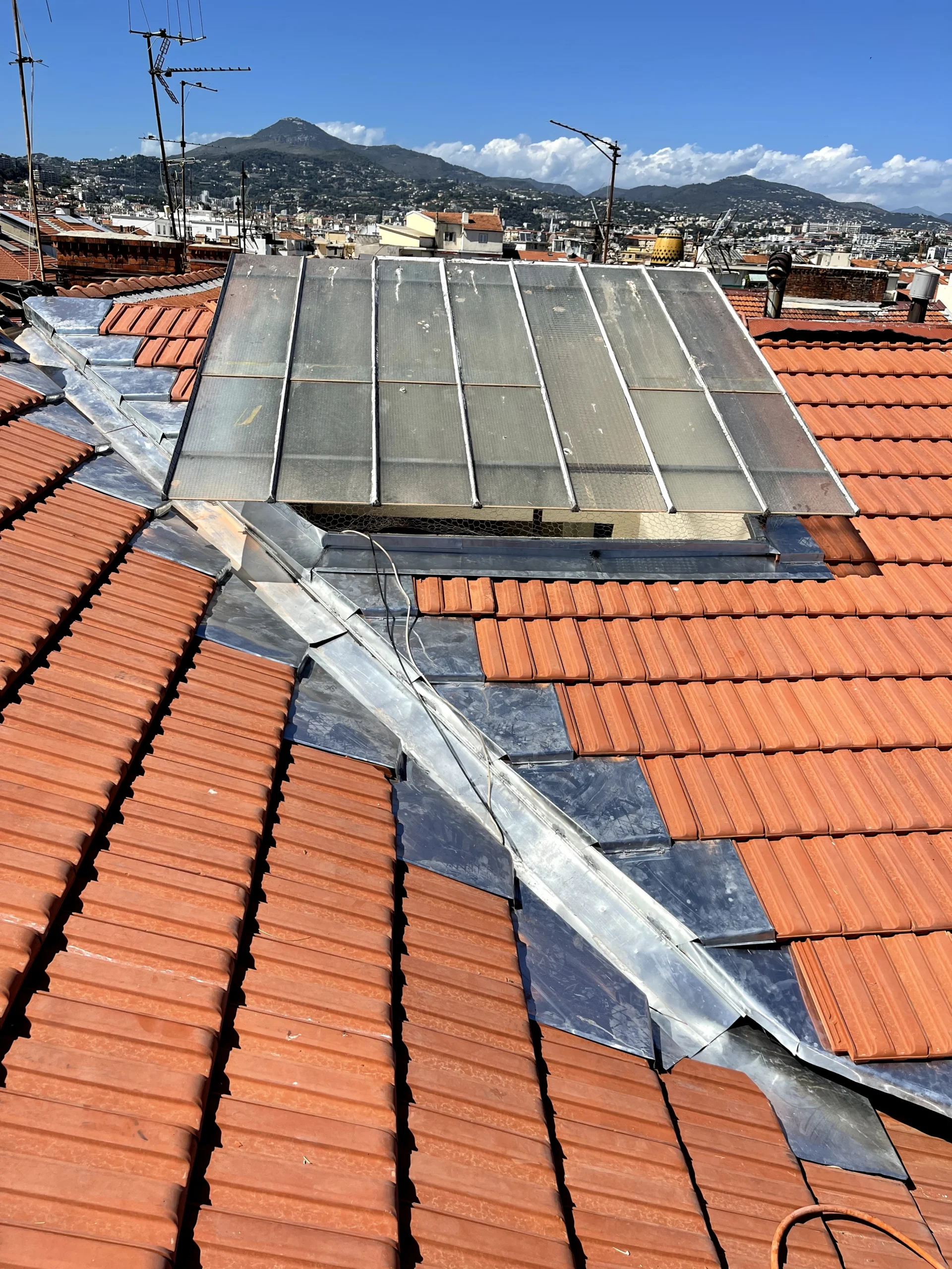 Rénovation toiture Biot Chemin des Sables