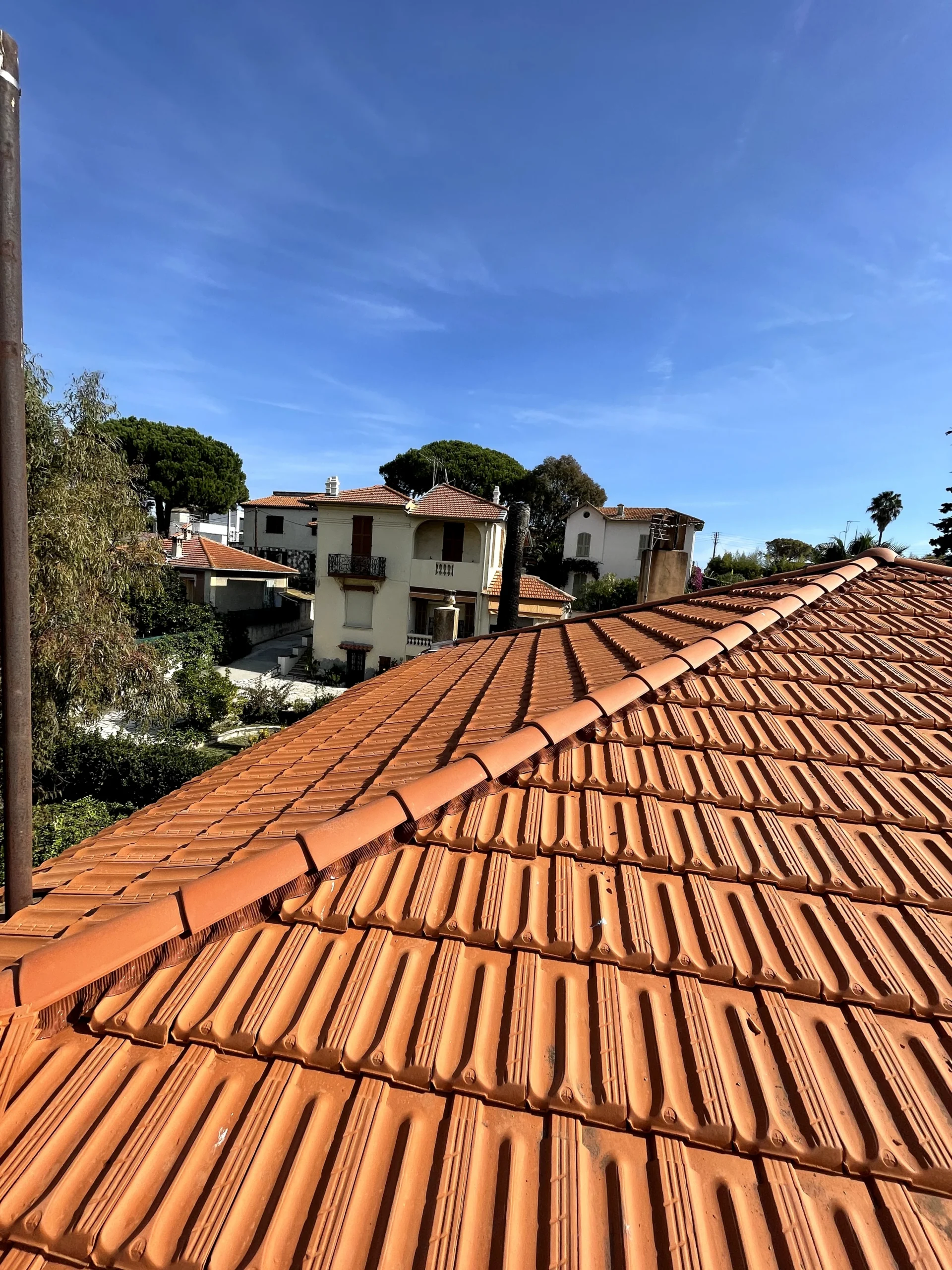 Rénovation toiture Antibes Route de Saint Jean